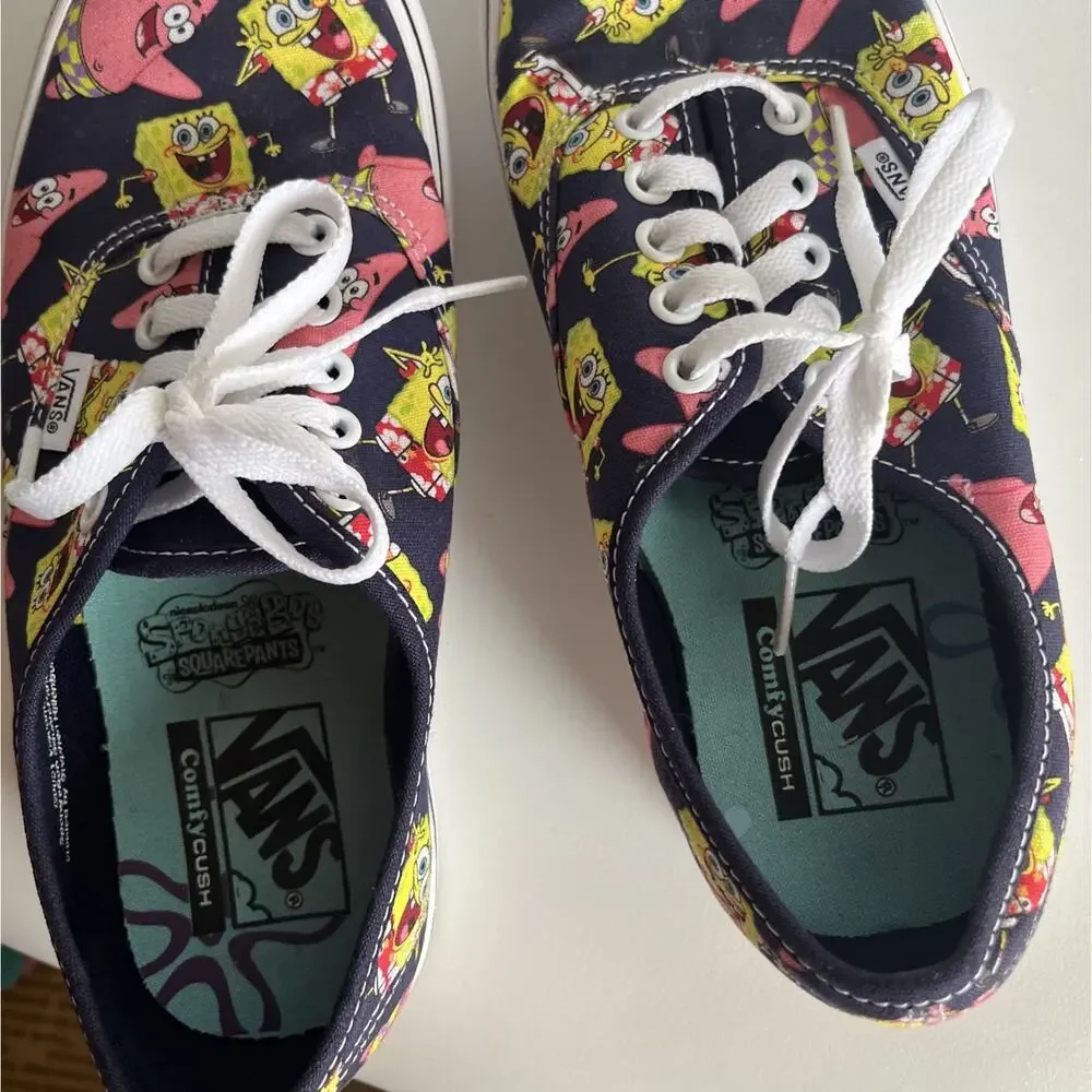 Vans x SpongeBob AlohaBob ComfyCush Sneakers W8 M6.5 Limited Collab Patrick Star - Picture 8 of 11